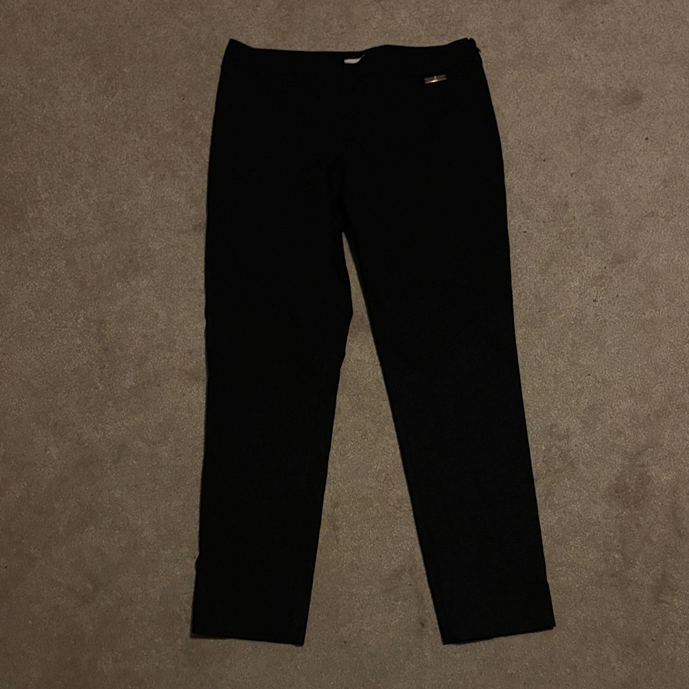 Tory Burch Flat Front Black Pants Size 4